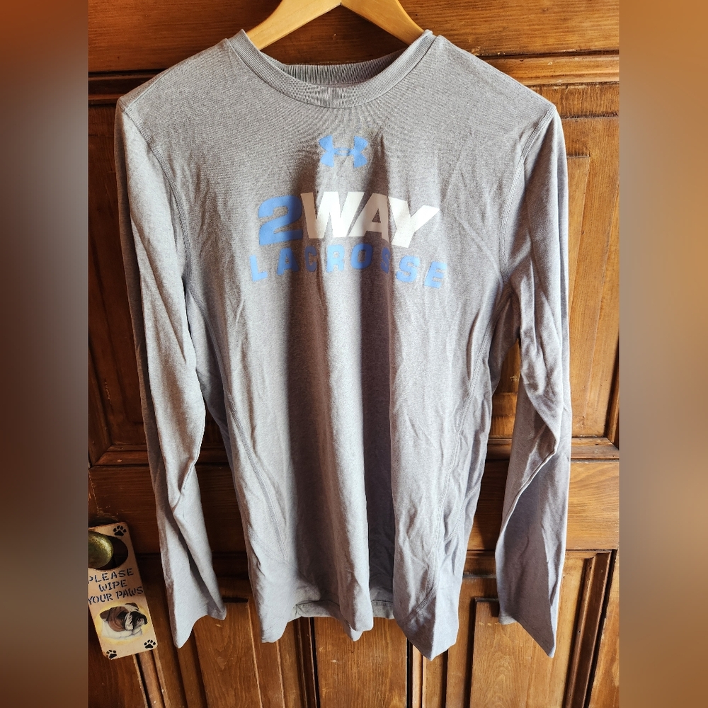 Nwt Under Armour Gray Long Sleeve Men's Shirt - Picture 6 of 8